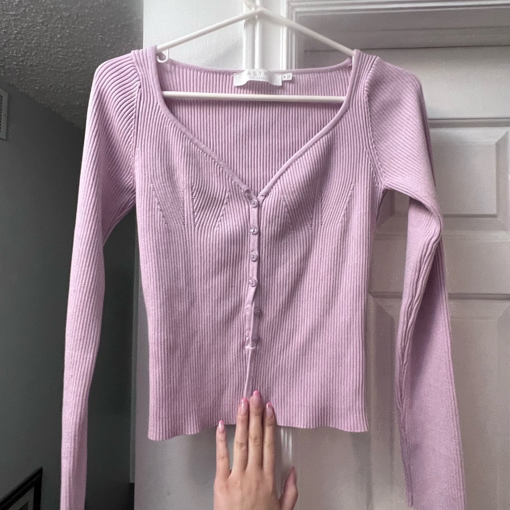 ASTR the label pastel sweater top